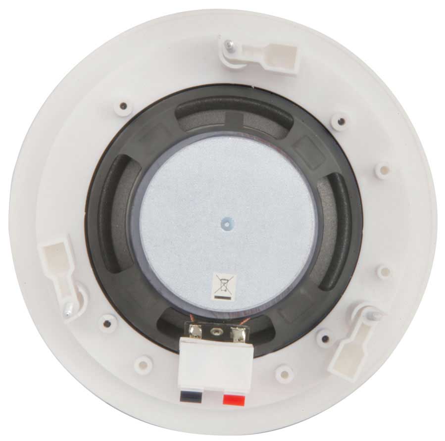 5x in Ceiling Wall Surround Sound Speakers &Cables 100.031B