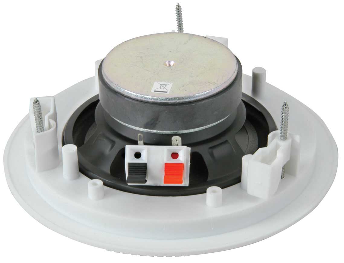 5x in Ceiling Wall Surround Sound Speakers &Cables 100.031B