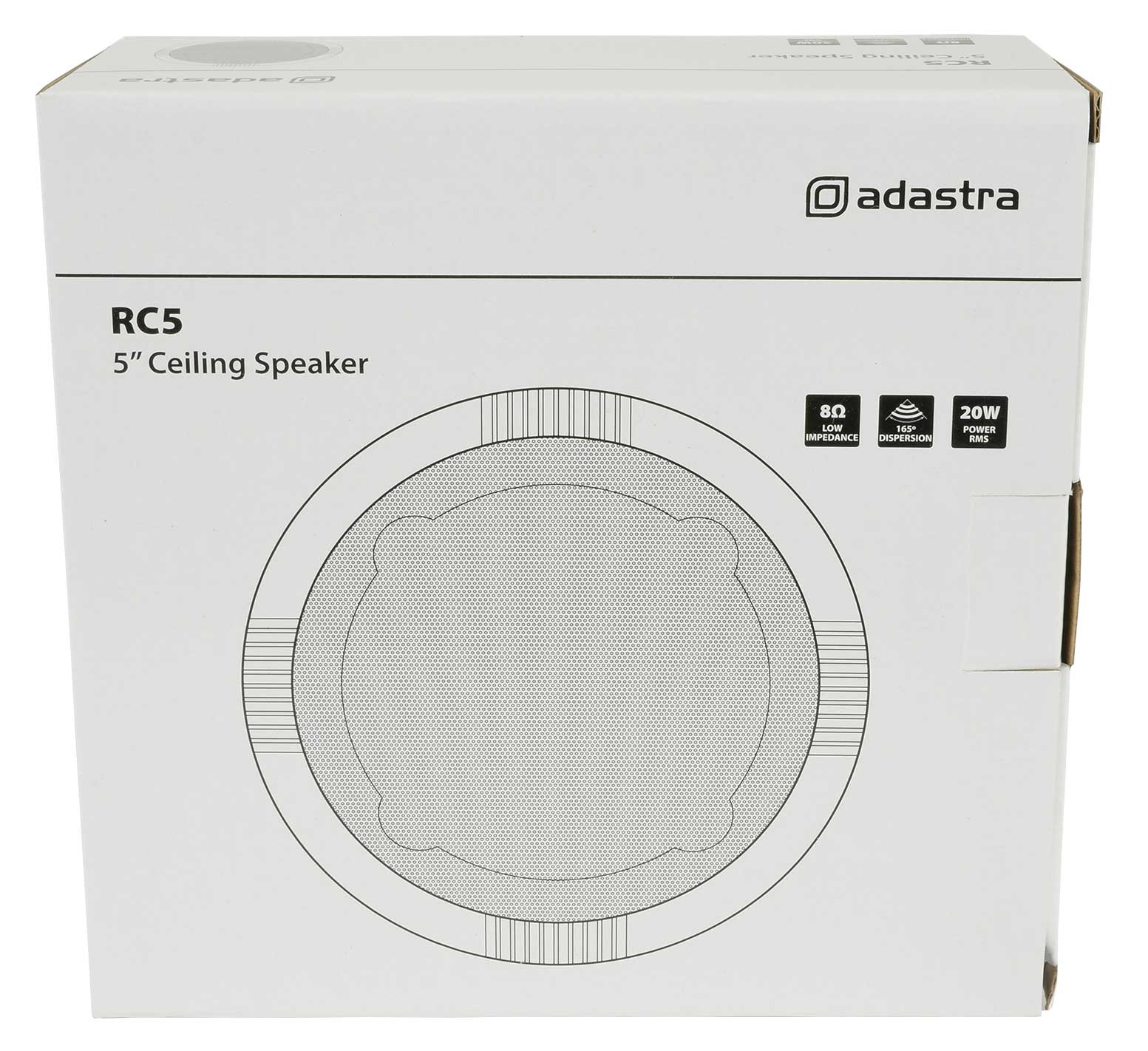 5x in Ceiling Wall Surround Sound Speakers &Cables 100.031B