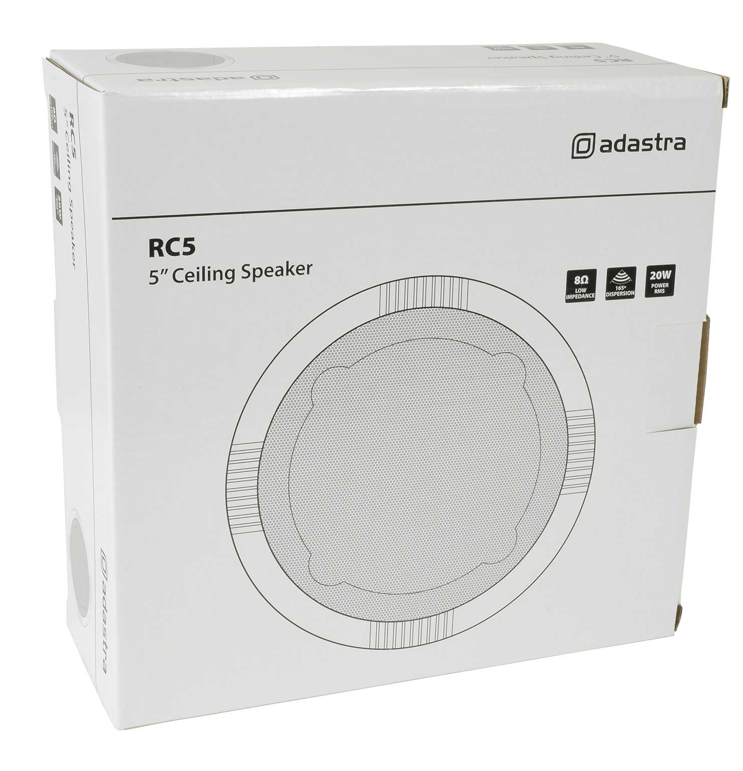5x in Ceiling Wall Surround Sound Speakers &Cables 100.031B