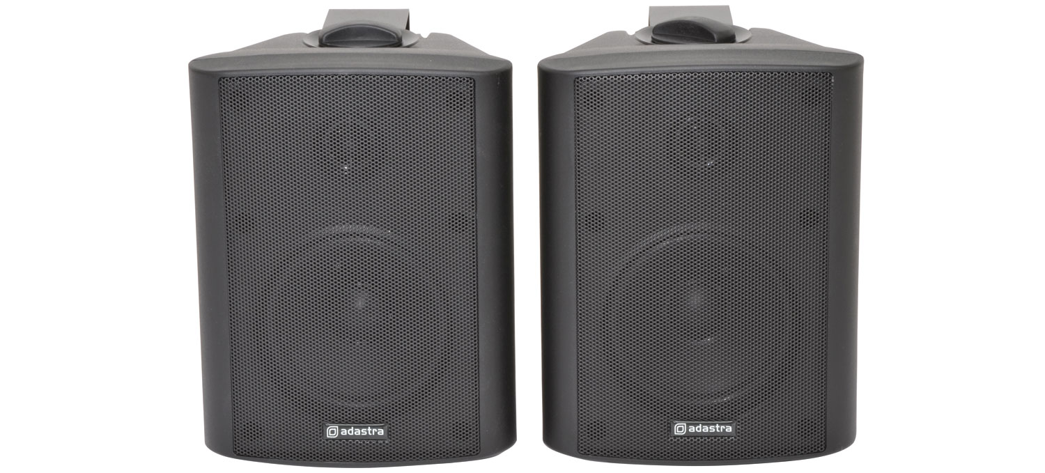 Adastra Bc4-b Bc4b 4inch Stereo Speakers Black Pair