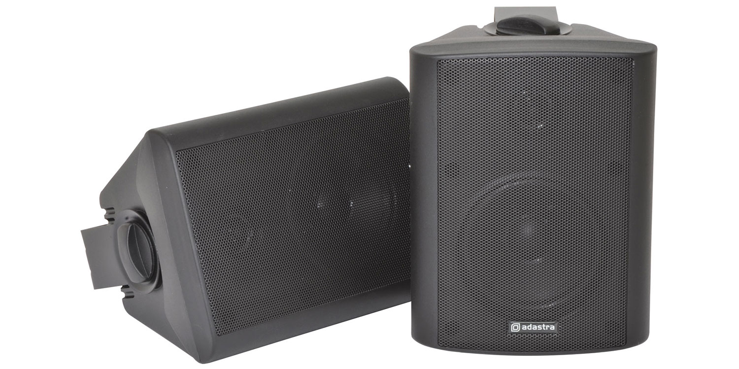 Adastra Bc4-b Bc4b 4inch Stereo Speakers Black Pair