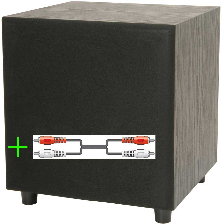 Surround Sound Home Cinema Sub Speaker 200w Hifi Active Subwoofer 170.190 B