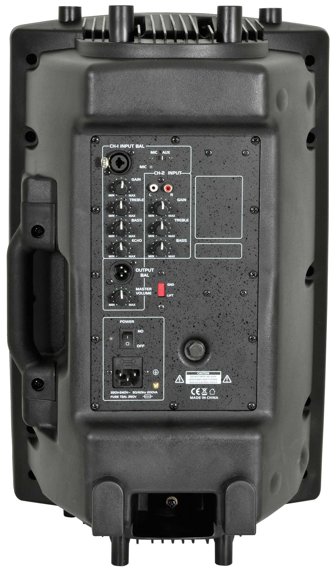 Pair DJ 12 Inch ABS Active PA Speakers Disco Party Sound System 800W