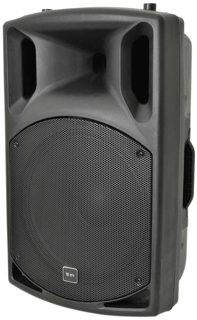 2x DJ 15" Inch ABS Active PA Speakers Disco Party Sound System 1000W