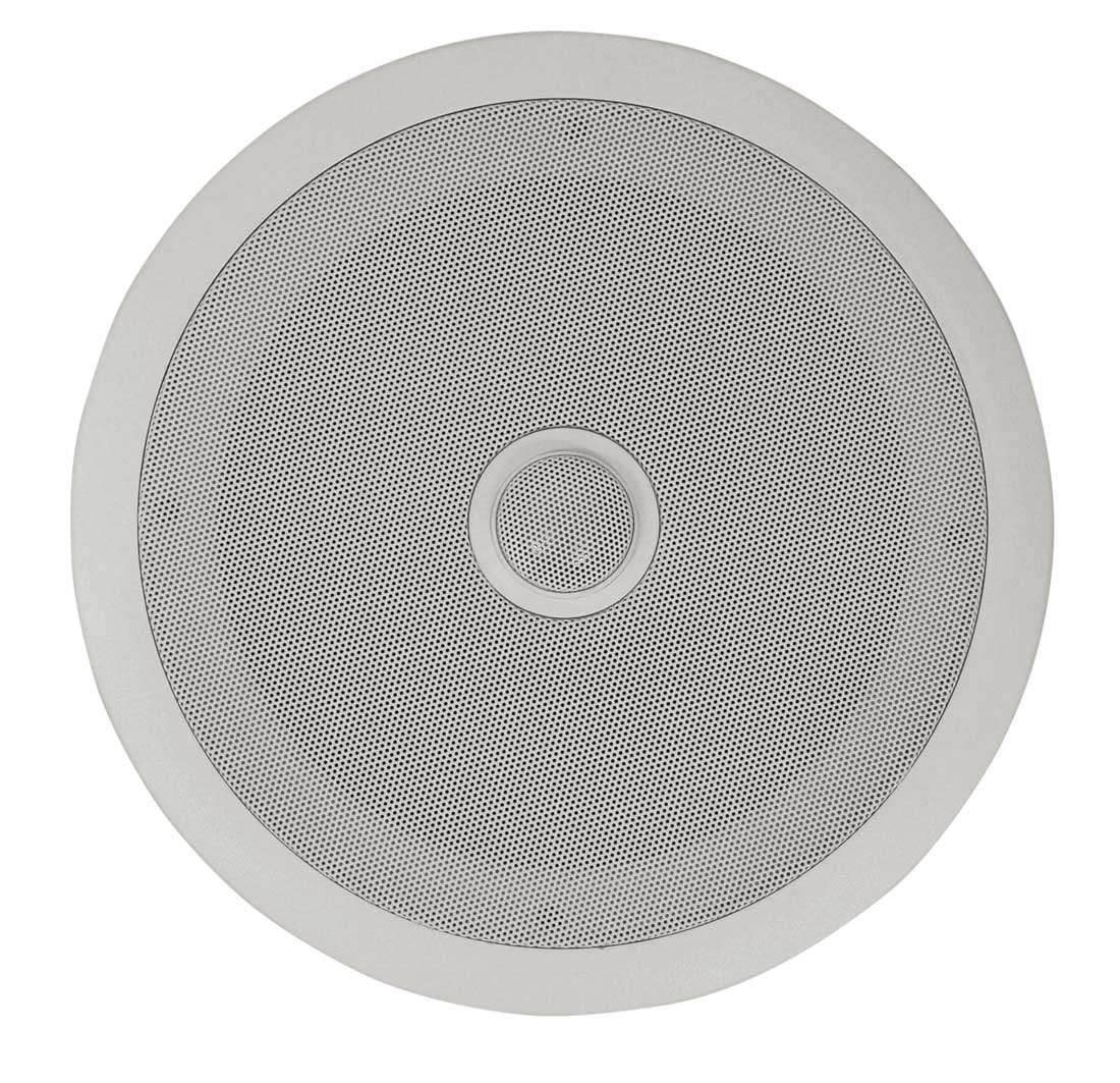 8" 180W High Powered Round Ceiling Speakers With Directable Tweeter