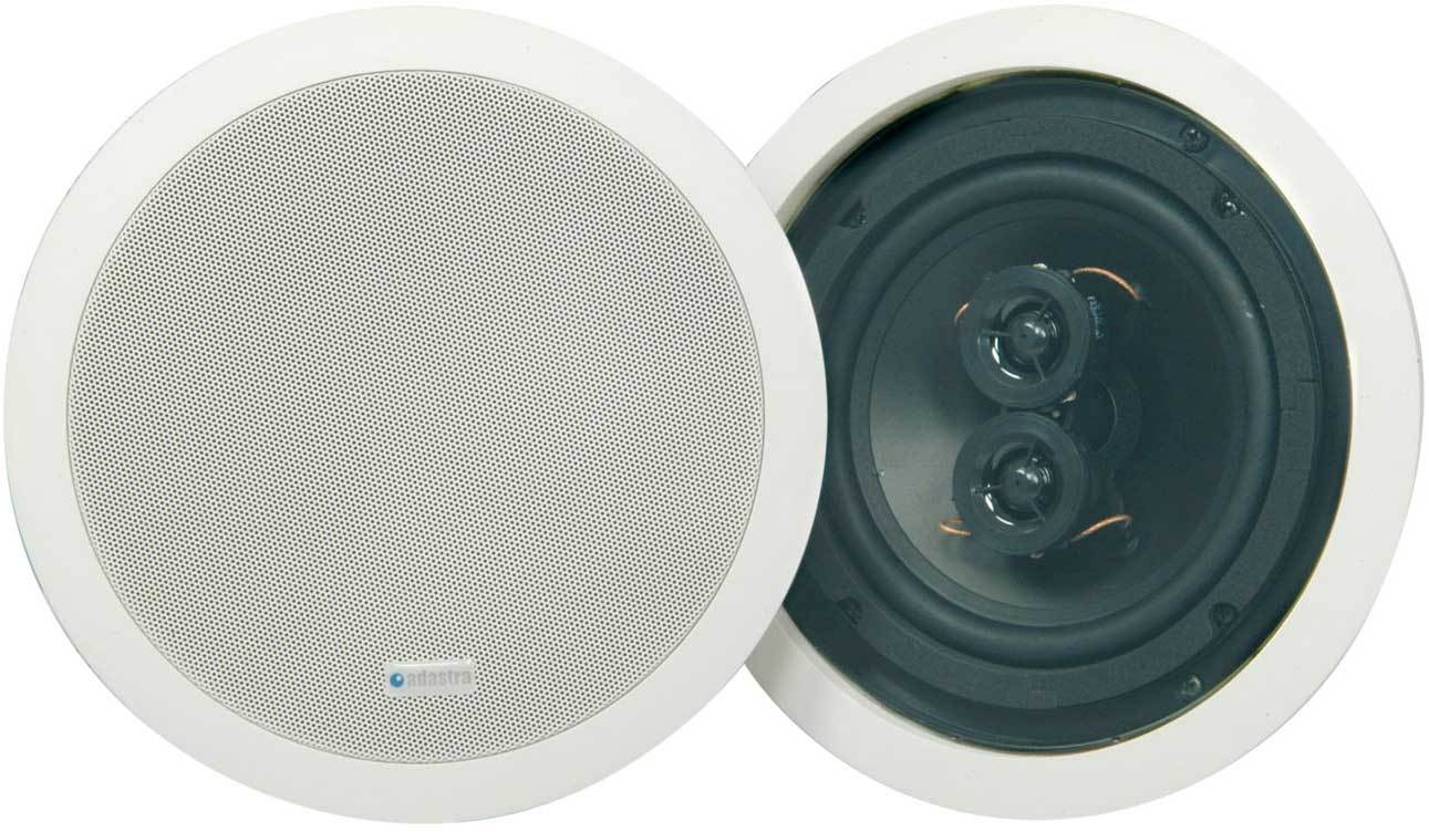 8x White Stereo Ceiling Speakers  Cinema Surround Sound TV 6.5in 952.537