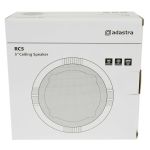 4x Adastra 35w 8ohm White Ceiling Speakers 5-inch Easy Fit,100.031B