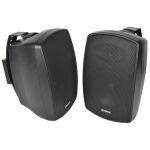 100W Outdoor Stereo HiFi Loud Speakers IP44 Weather Resistant Garden Patio PAIR