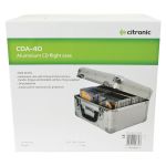 Citronic Cda:40 Aluminium Cd Flight Case 40 Cds.