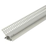 2m Aluminium LED Tape Light Profile Internal Corner Plaster-in