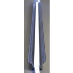 2m Aluminium LED Tape Light Profile Internal Corner Plaster-in