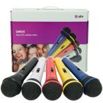 SET OF 5 DYNAMIC HANDHELD MICROPHONES - VOCAL KARAOKE PA QTX SOUND DM5X 173.854