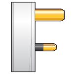 Mercury Uk Mains Plug 13a Fuse White
