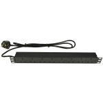 Adastra 1u-pdu-8uk 1u Rackmount 8-gang Uk Power Distribution Unit
