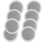 8x Bosch 6" 100V Ceiling Speakers for Cafe Restaurant Pub Shop