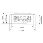 4x Ceiling Wall Surround Sound Speakers 80w 5.25in 952.528 B