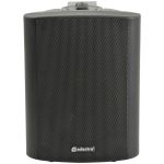 2x Black Wall Mount Pa Speakers for 100v Line Background Music Systems 140w