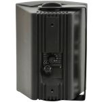 2x Black Wall Mount Pa Speakers for 100v Line Background Music Systems 140w