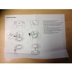 5x in Ceiling Wall Surround Sound Speakers &Cables 100.031B
