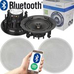 ADASTRA BLUETOOTH 6.5" IN WALL CEILING WIRELESS SPEAKERS PAIR Bedroom Kitchen