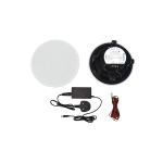 Bluetooth Ceiling Speakers, 5.25in In-Ceiling Powered, All-In-One, Adastra BCS52S 