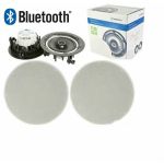 ADASTRA BLUETOOTH 6.5" IN WALL CEILING WIRELESS SPEAKERS PAIR Bedroom Kitchen pair