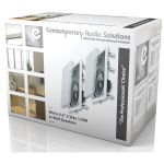 2x Hifi Audio Home Cinema Surround Sound Speaker In Wall Mountable Passive Speakers 