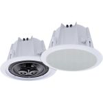 e-audio Domestic & Commercial 8" 2 Way Ceiling Speakers Pair (8 Ohms 180W) PAIR