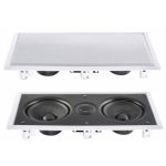 e-audio Water Resistant Professional Dual 6.5" 2 Way In-Wall Speaker