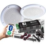12V Wireless Bluetooth Audio Stereo Caravan Motorhome Camper Speaker Kit