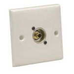 Phono Single Flush Surface Mounting Signal Outlet Plate NF2D-0