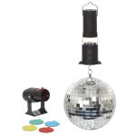6 INCH MIRROR BALL PARTY SET 03-G007BA DJ Glitter Ball