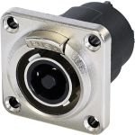 Neutrik 4 Pole Metal Speakon Chassis Socket With Gold Plated Terminals