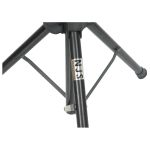 NJS Black Perforated Sheet Music Stand with Height  Angle Adjustment