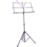 Njs Adjustable Folding Sheet Music Silver Tripod Stand