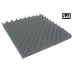 Grey Acoustic Foam Tile 50 x 50cm Sound Proofing for Studios