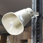 Eagle 100V ABS Rectangular Horn Speaker Ivory Colour P111CG