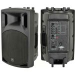 Pair DJ 12 Inch ABS Active PA Speakers Disco Party Sound System 800W