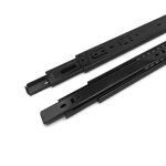 R2414K , Black Drawer Slides - 45mm Wide - 350mm Long