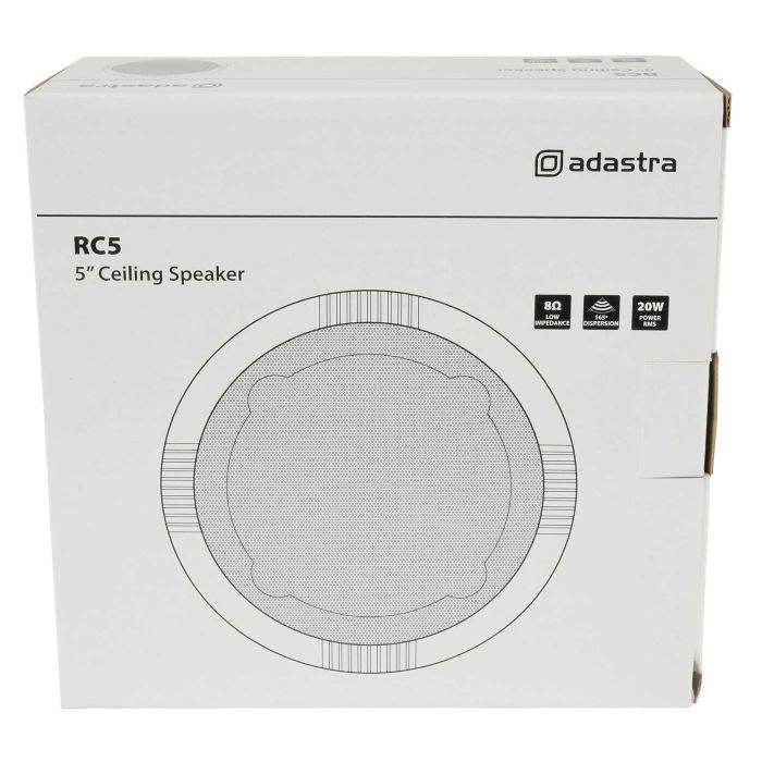 4x Adastra 35w 8ohm White Ceiling Speakers 5-inch Easy Fit,100.031B