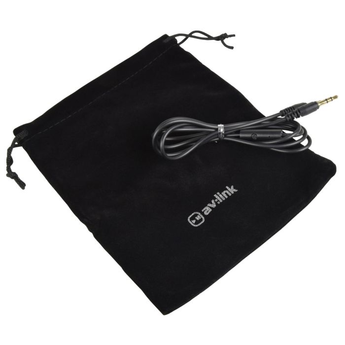 Avlink Ph10-blk Multimedia Headphones With In-line Microphone