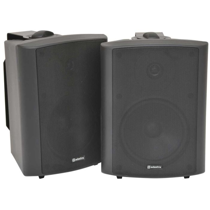 4x Adastra 120w 6.5in Black Stereo Bookshelf Hi-FI Speakers Bc6-B