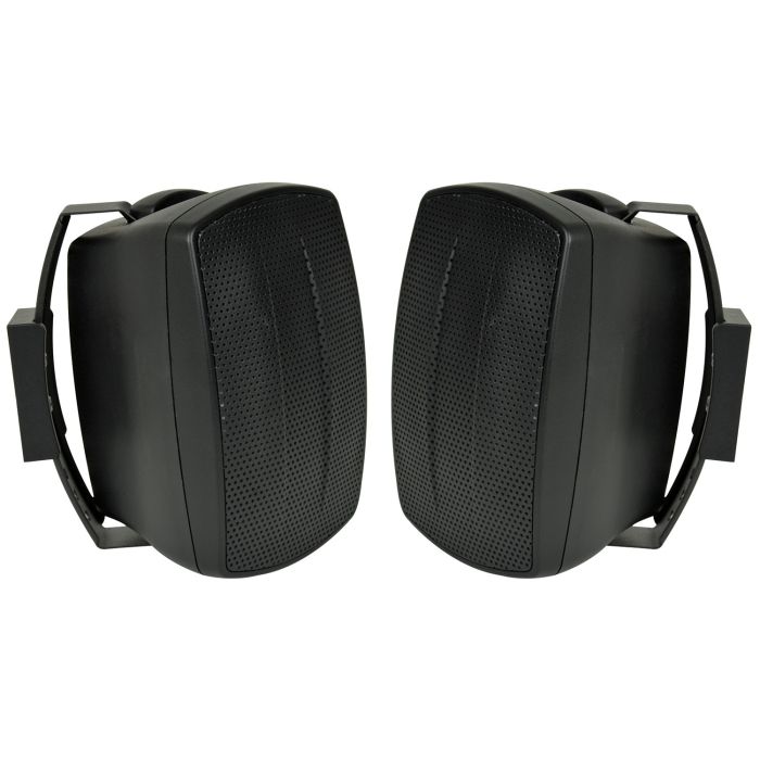 Black 8 Ohm Wall Mount Speakers For Music Or Surround Sound,pair