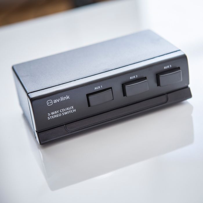 Avlink Ad-aud31 Stereo Cd/aux Switch 3-way