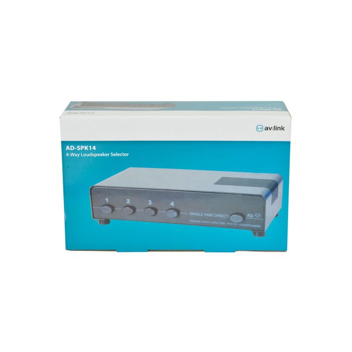 Avlink Ad-spk14 4 Way Loudspeaker Switch