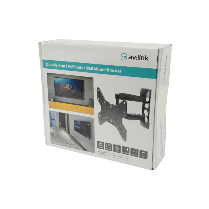 Avlink Ind201 Full Motion Double Arm Tv Wall Bracket