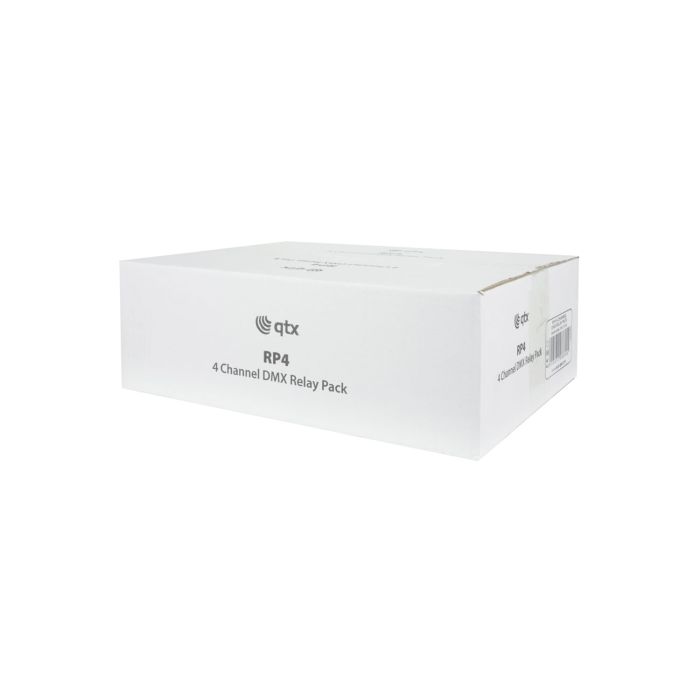 Qtx Rp4 4 Channel Dmx Relay Pack