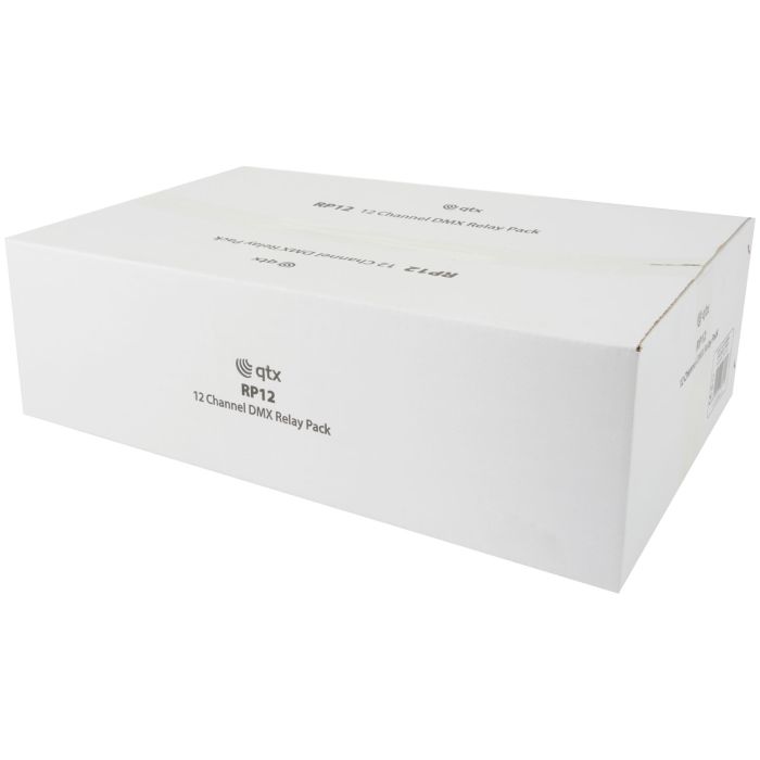 Qtx Rp12 12 Channel Dmx Relay Pack