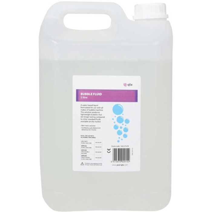 2x 5ltr Bubble Machine Liquid